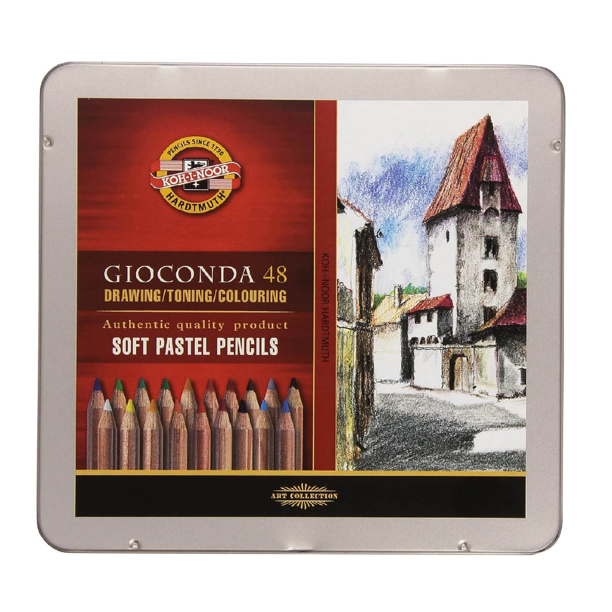 Koh-I-Noor Gioconda 8829 Set Creioane Colorate 48 culori/set