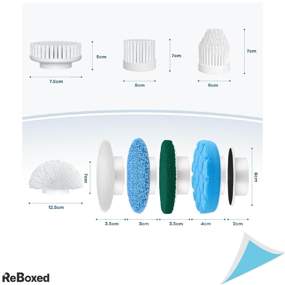 Koohoro Set 8 Capete de Schimb pentru Perie