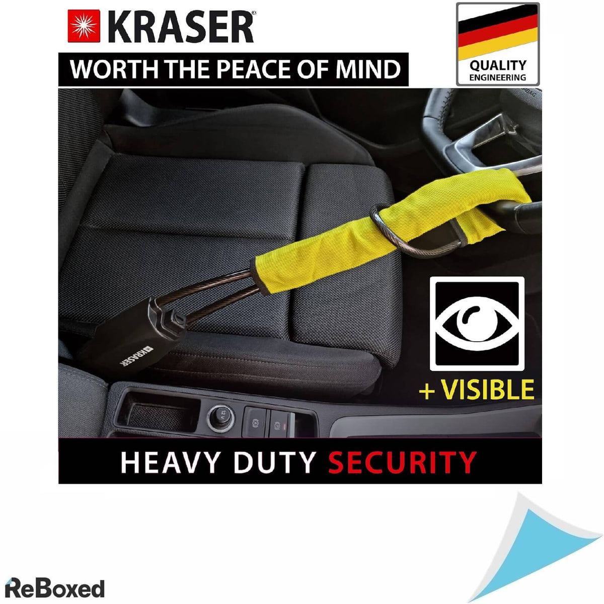 Kraser KR882Y Dispozitiv Antifurt Volan + Centura