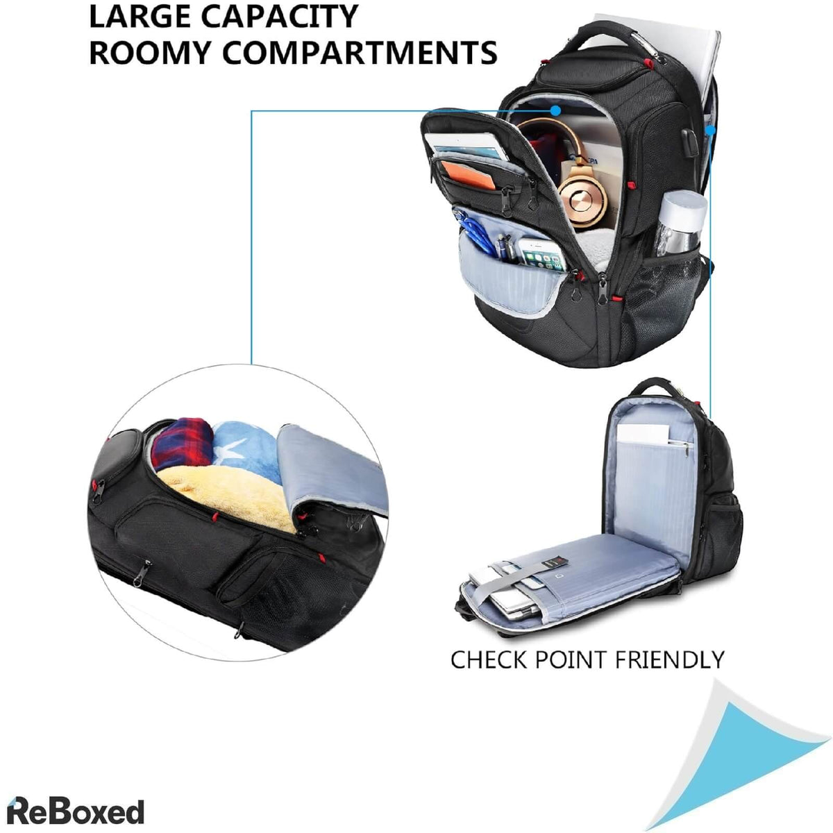 Kroser Rucsac Laptop de Calatorie XL TSA 17.3 Inch