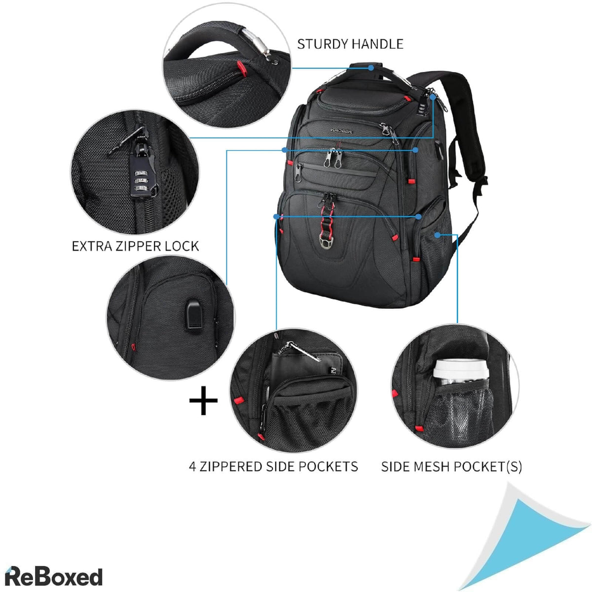 Kroser Rucsac Laptop de Calatorie XL TSA 17.3 Inch