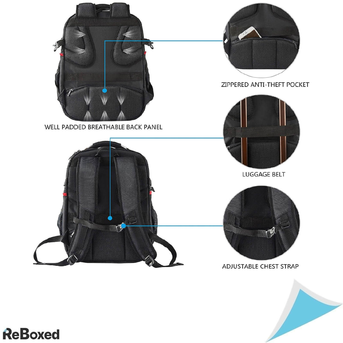 Kroser Rucsac pentru Laptop 17.3 Inch USB