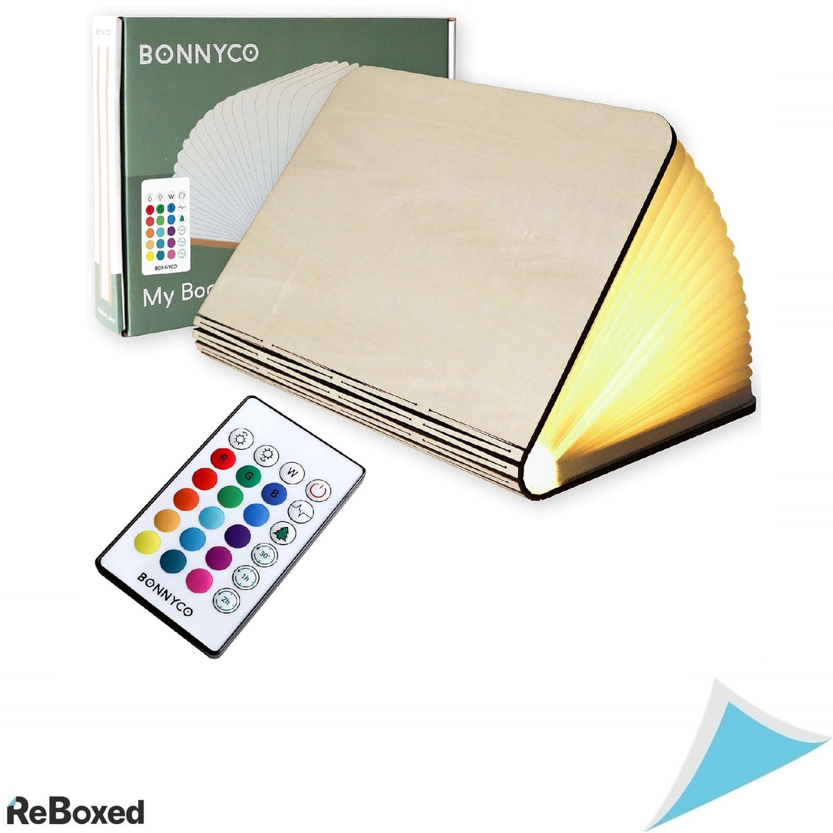 Lampa Carte LED BONNYCO din Lemn cu Telecomanda