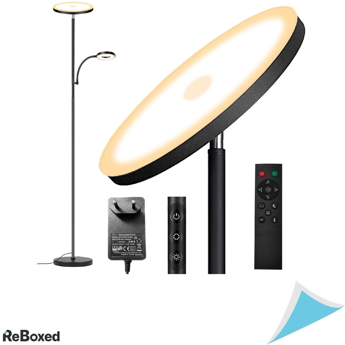 Lampa de Podea cu Lumini Laterale 42W 3700lm 1.75m