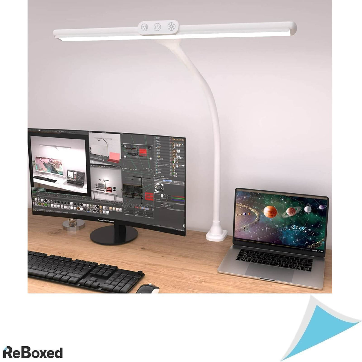 Lampa de Birou LED 9W cu Clema si Control Tactil 5 Temperaturi Culoare