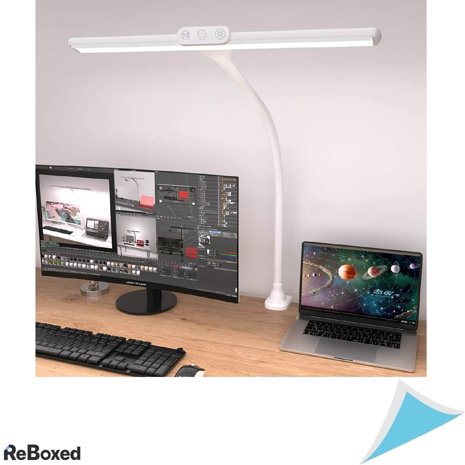 Lampa de Birou LED 9W cu Clema si Control Tactil 5 Temperaturi Culoare