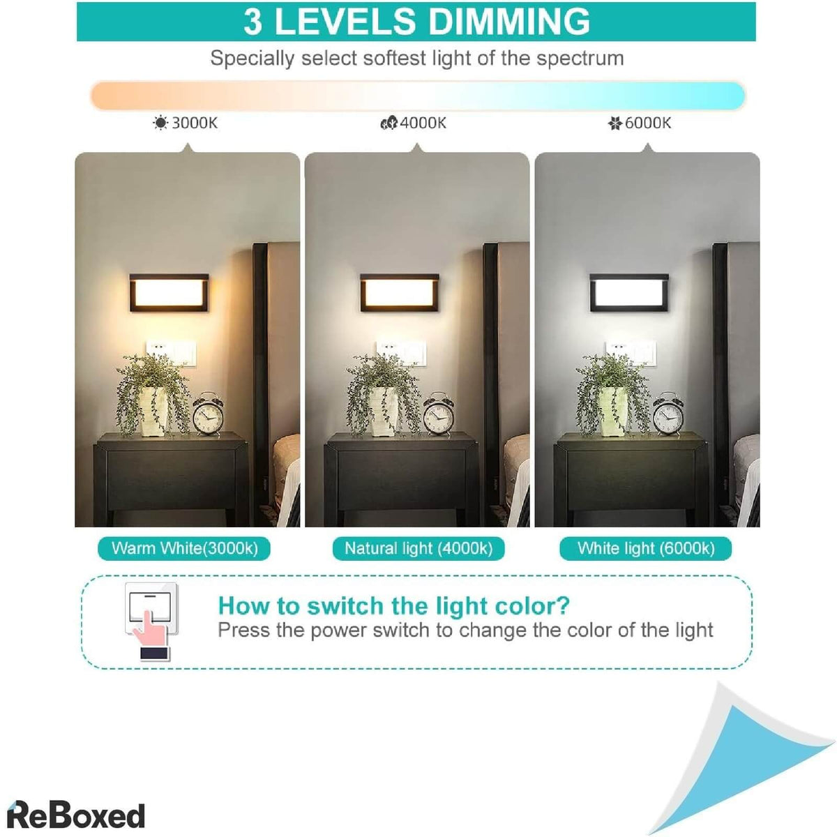 Lampa LED de Perete Dimabila 18W