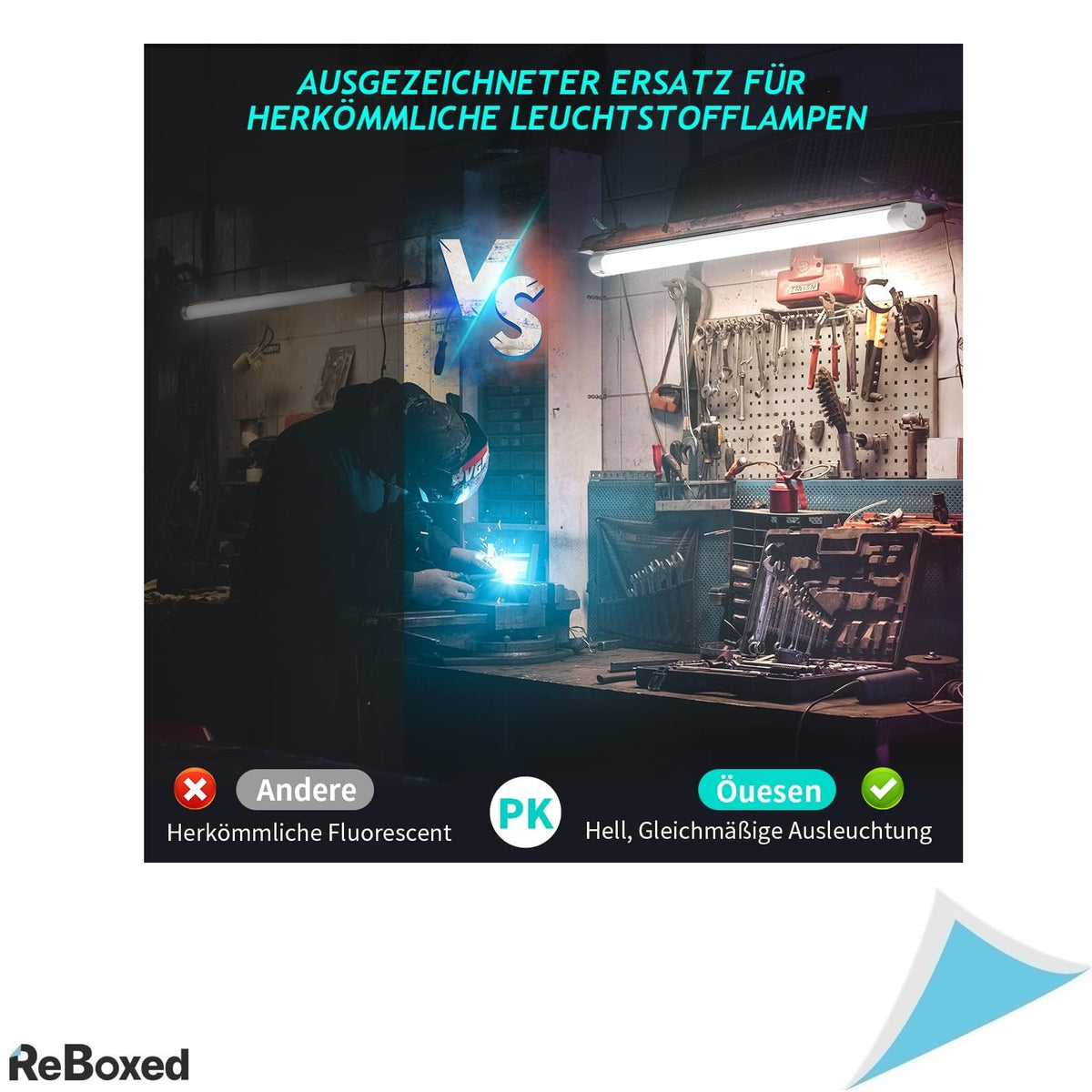 Lampa LED Öuesen 120 cm, 36W, 3600lm, IP66