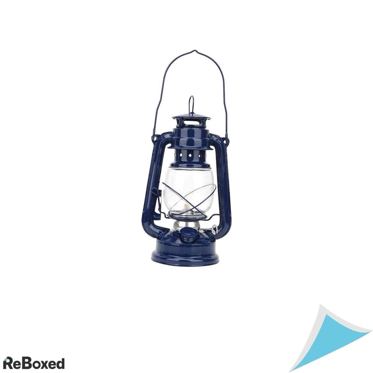 Lampa Retro cu Gaz si Petrol nobrands Din Fier Stil Vintage 25cm Albastru