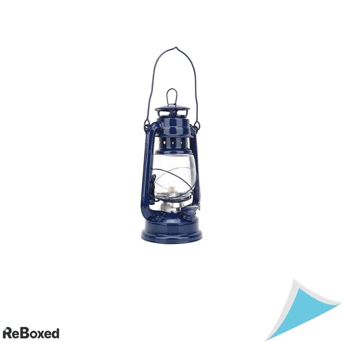 Lampa Retro cu Gaz si Petrol nobrands Din Fier Stil Vintage 25cm Albastru