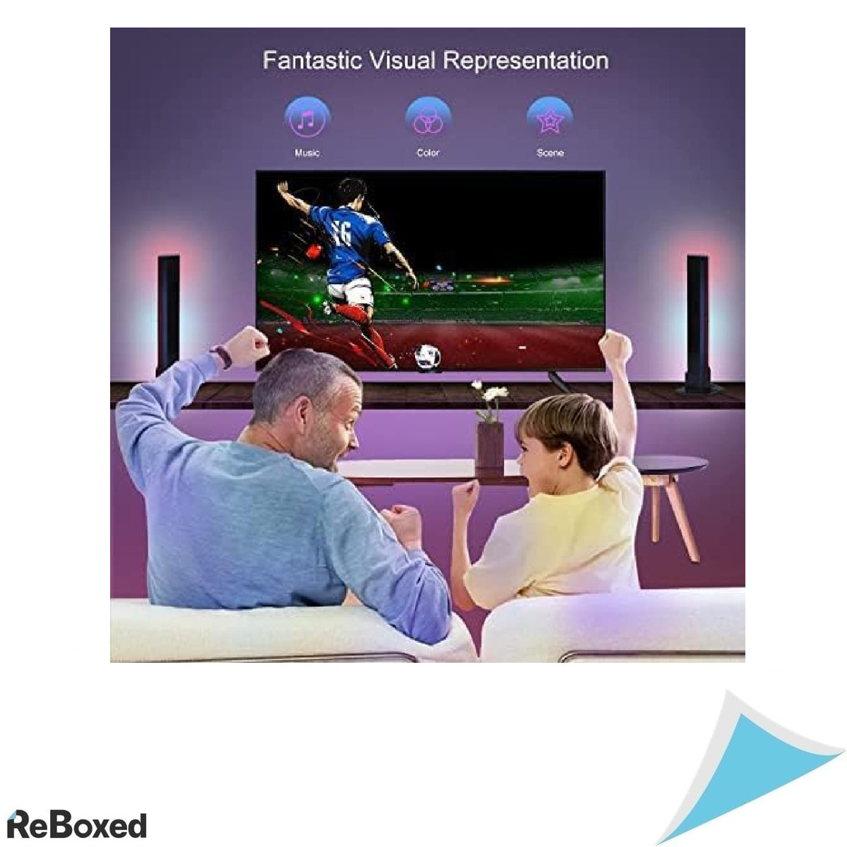 Lampa Smart LED Lightbar RGB – Control Vocal si Sincronizare cu Muzica