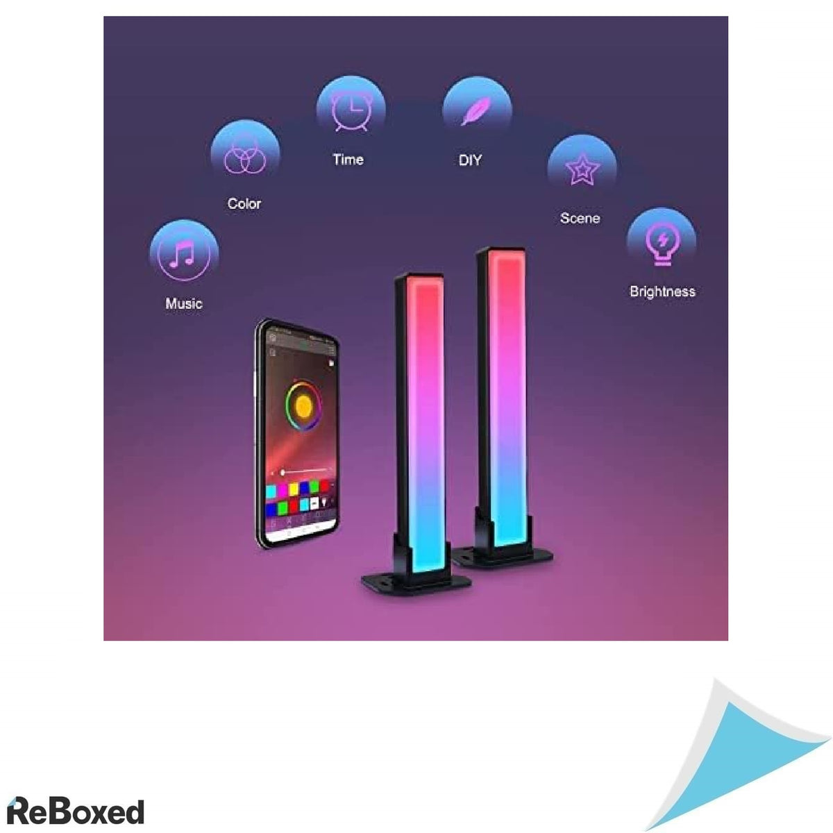 Lampa Smart LED Lightbar RGB – Control Vocal si Sincronizare cu Muzica