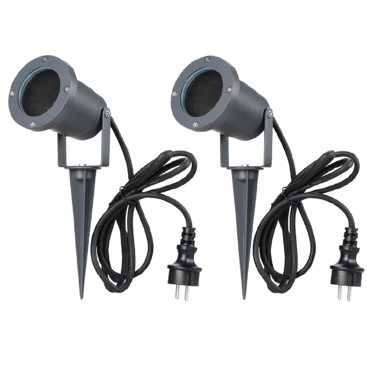 LASIDE Set 2 Spoturi de Gradina IP65 GU10 Antracit