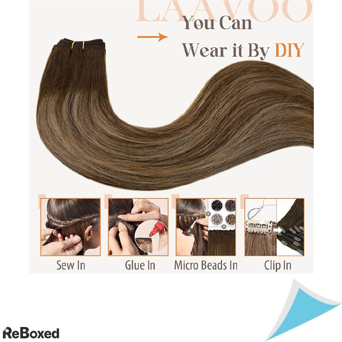 LaaVoo Extenstii de par Sew in Weft 40cm
