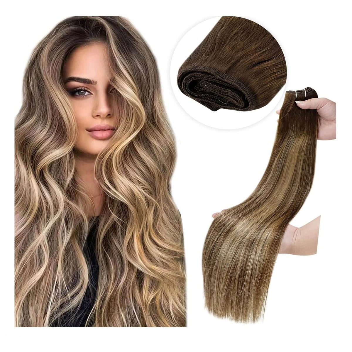 LaaVoo Extenstii de par Sew in Weft 40cm