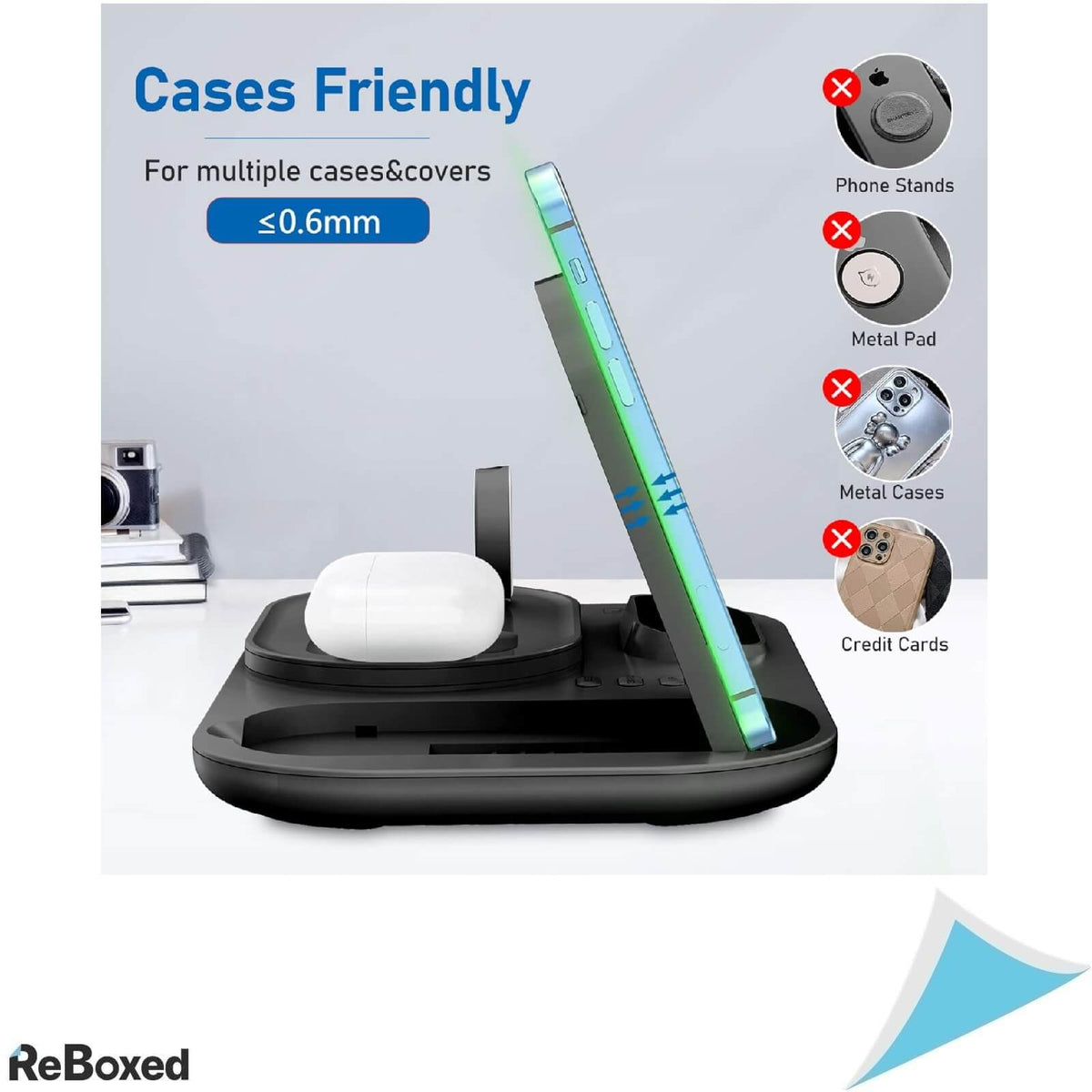 LC.IMEEKE Statie Incarcare Wireless 3-in-1 QI