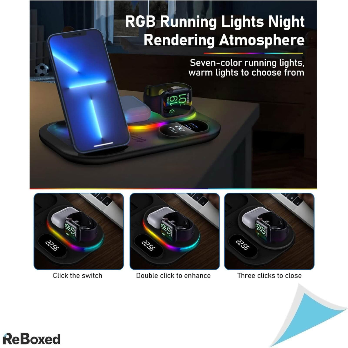 LC.IMEEKE Statie Incarcare Wireless 3-in-1 QI