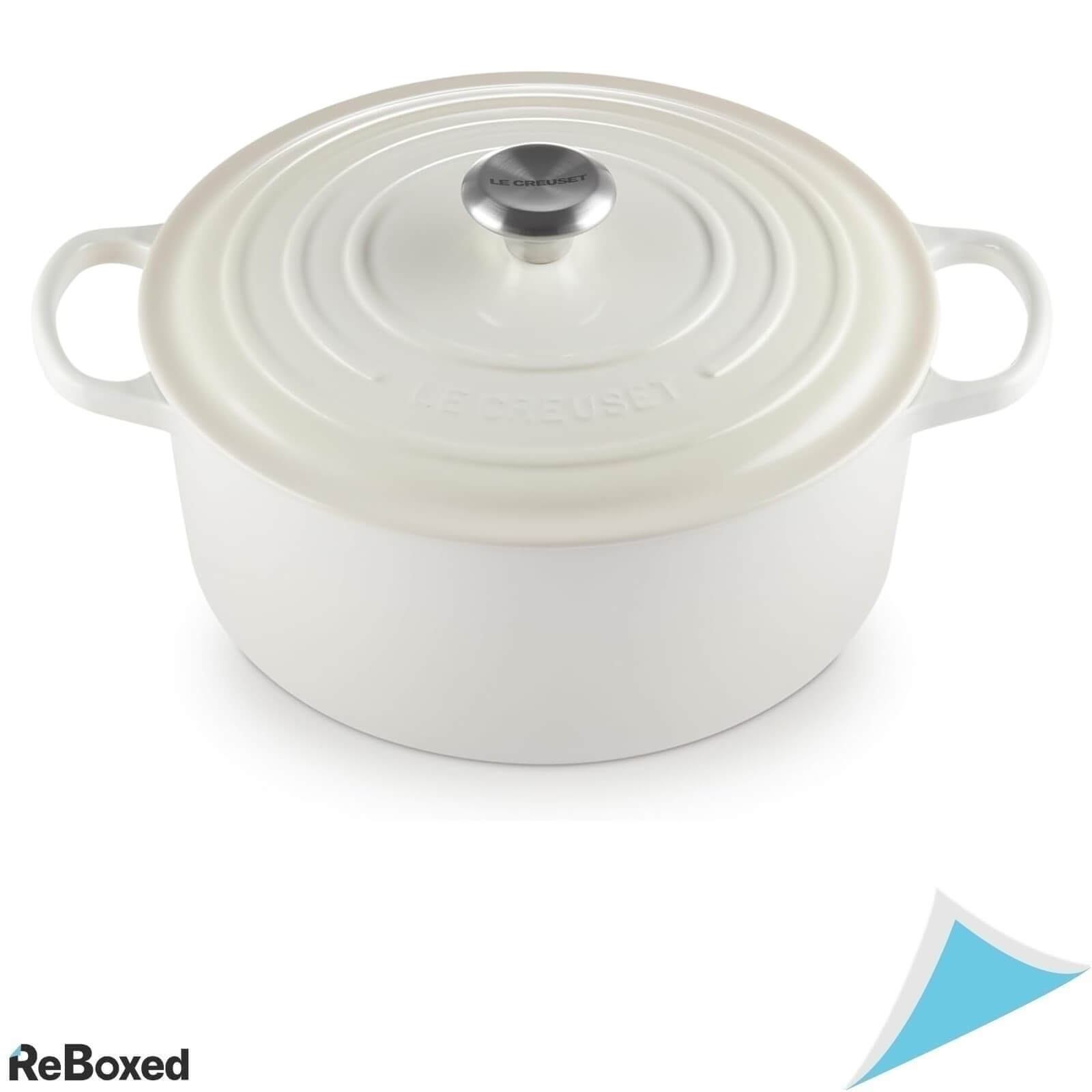 Le Creuset Signature Oala Olandeza 6.7L Meringue 28 cm