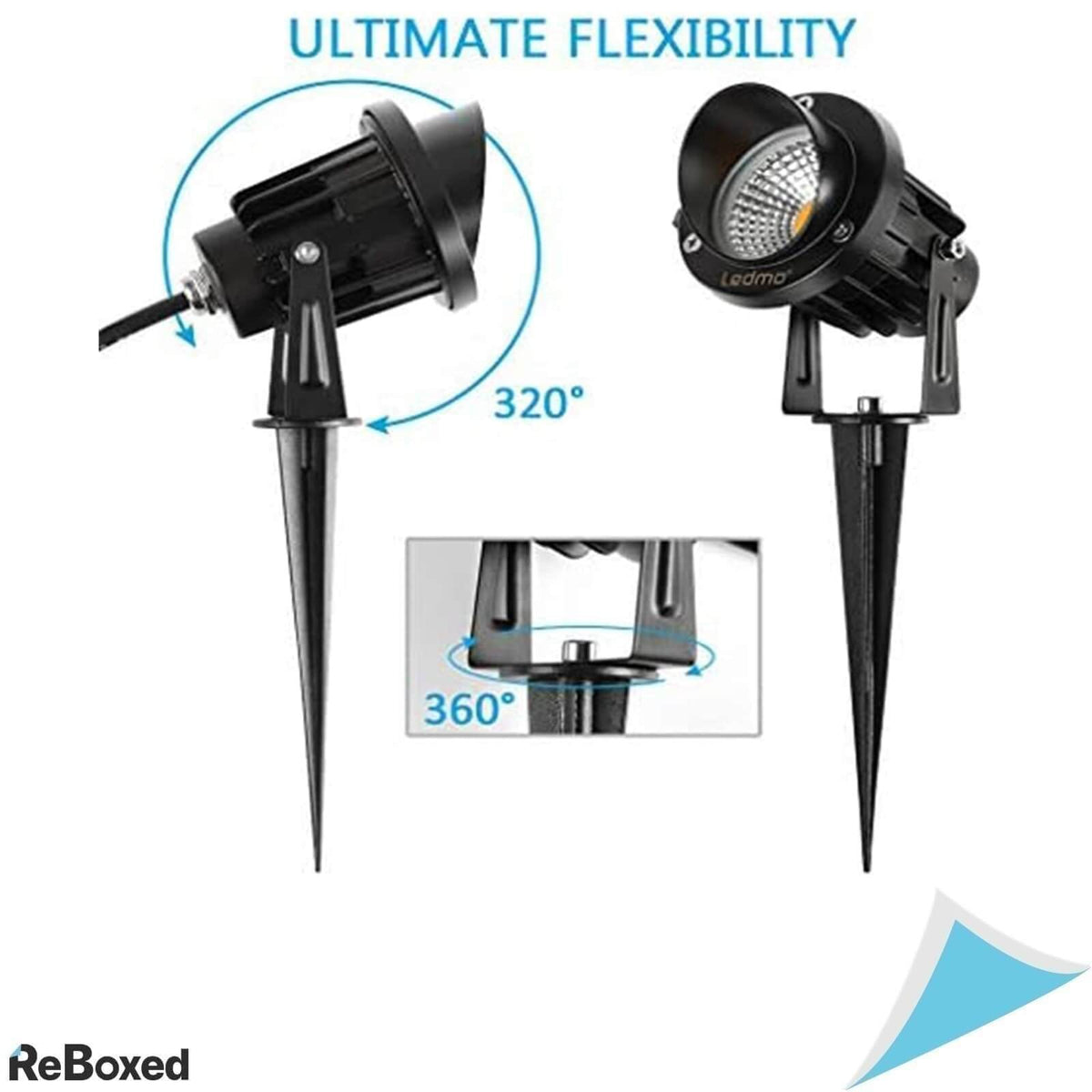 Ledmo Set 4 Lampi de gradina LED 9W 3000K 900lm IP65