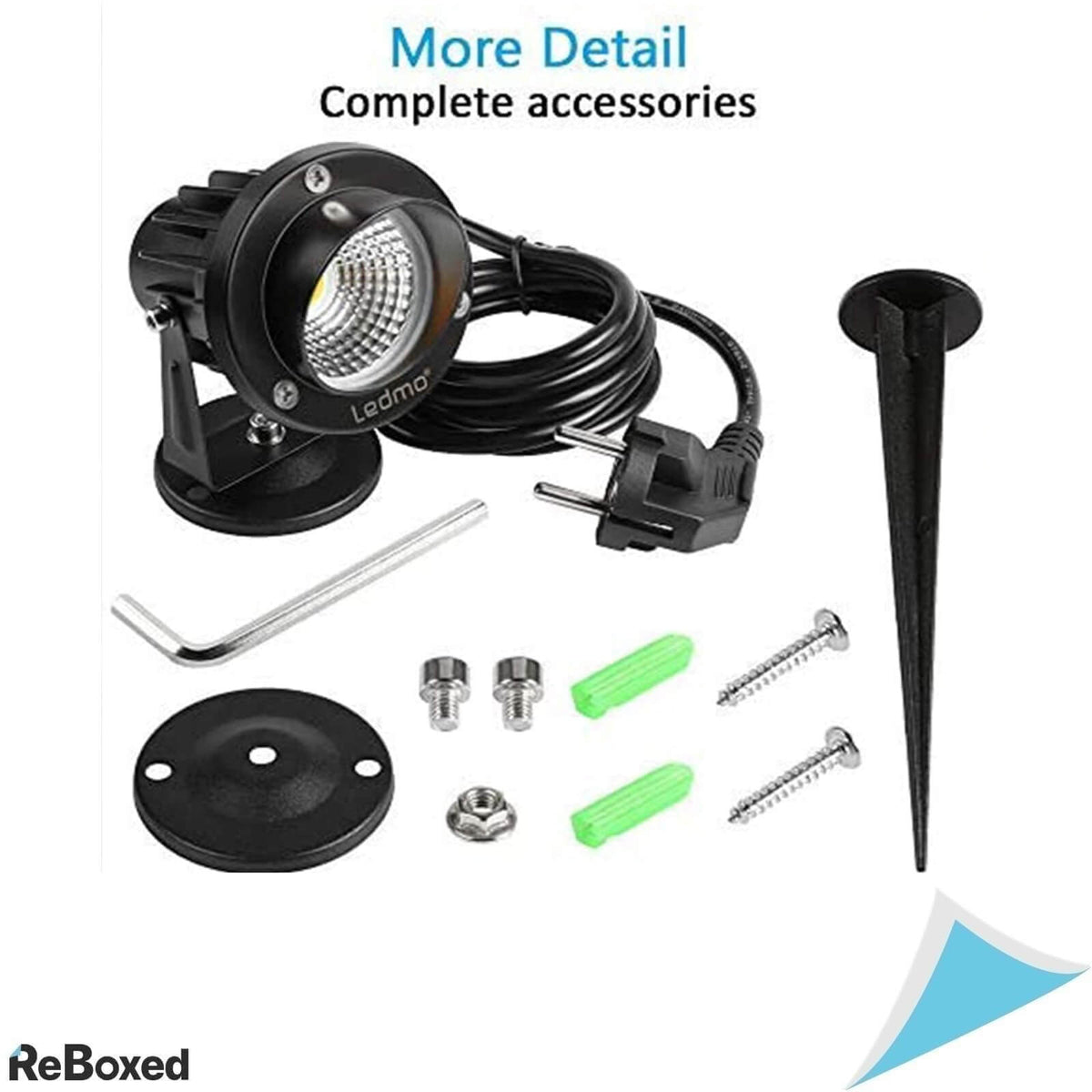 Ledmo Set 4 Lampi de gradina LED 9W 3000K 900lm IP65