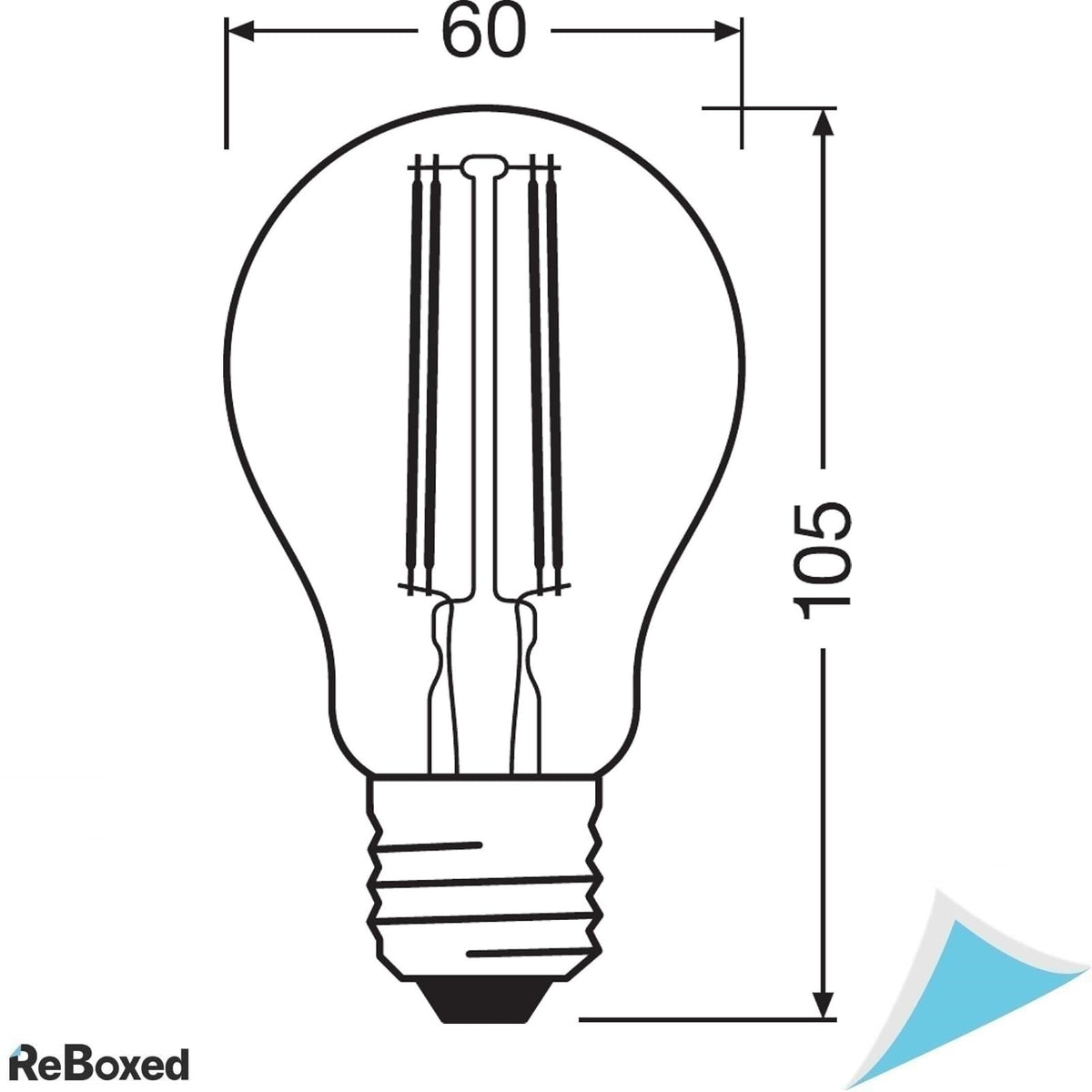 Bec LEDVANCE Smart+ WiFi E27, 5.5W, Dimmabil, Alb Cald 2700K