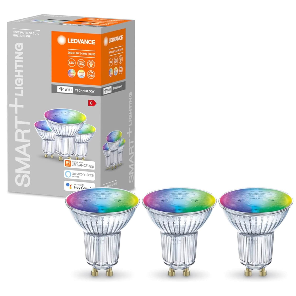 Ledvance Smart+ Set 3 Becuri LED GU10 5W 350lm RGB