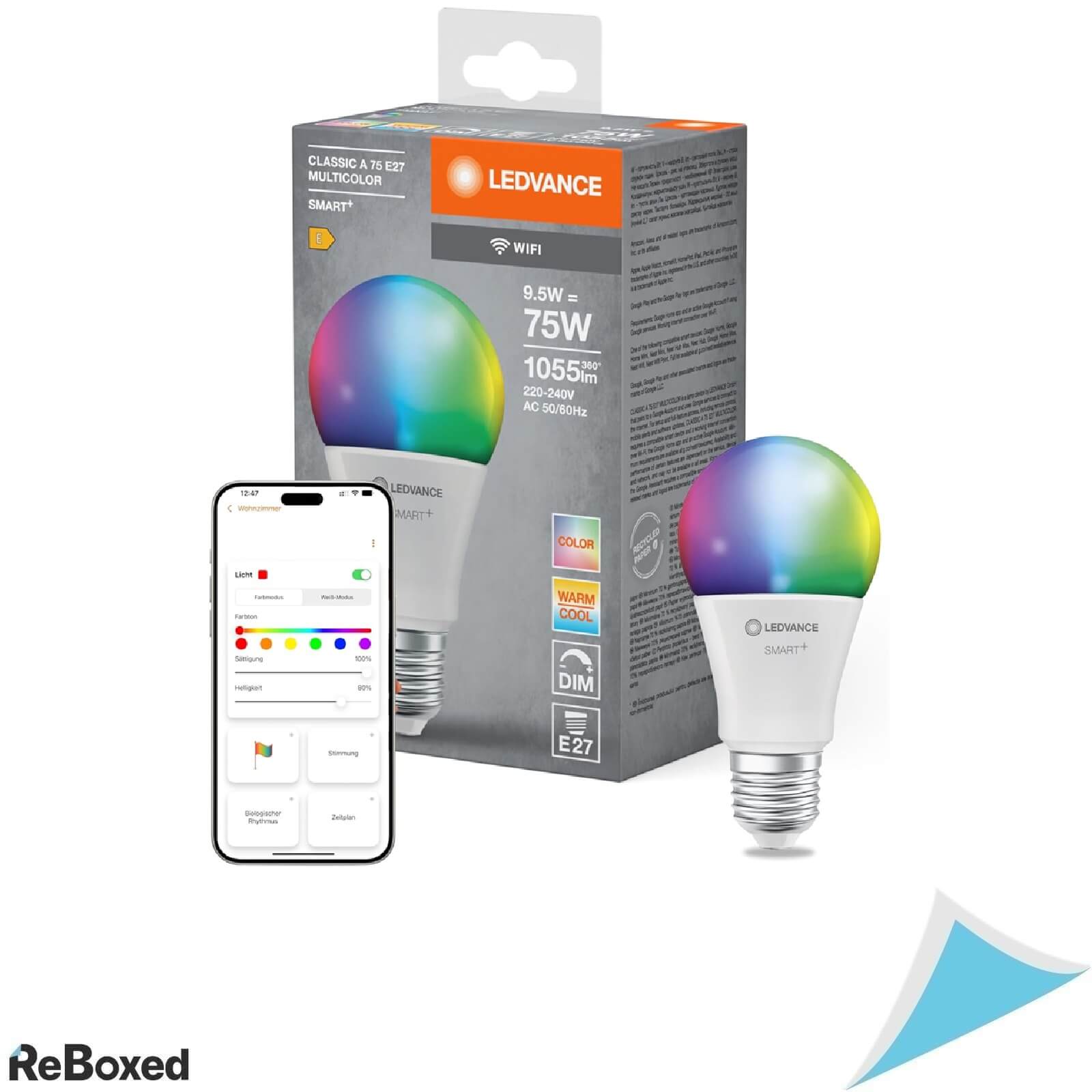 Ledvance Smart+ WiFi Bec LED E27 RGBW