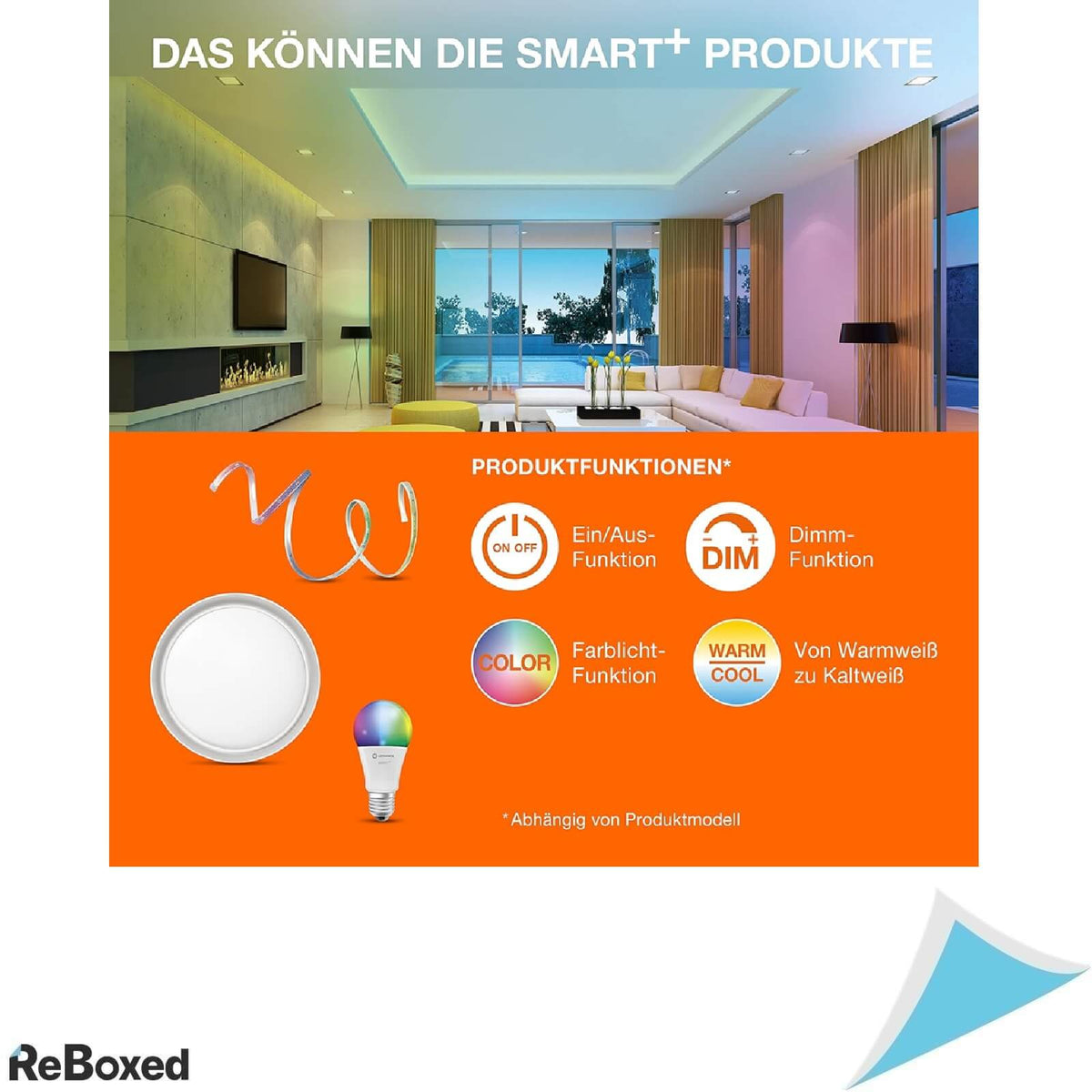 Ledvance Smart+ WiFi Bec LED E27 RGBW