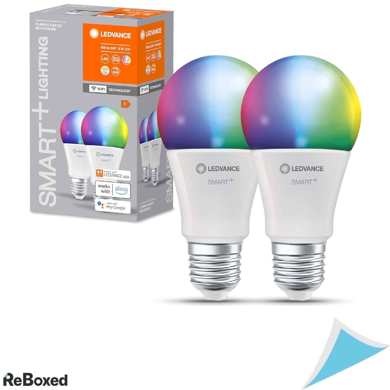 Ledvance Smart+ WiFi Set 2 Becuri LED E27 806lm RGBW