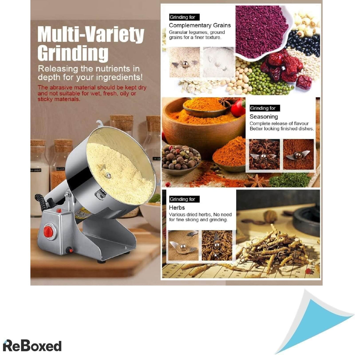 Lejieyin 1000A Moara Electrica 1000g 2400W Cereale Condimente