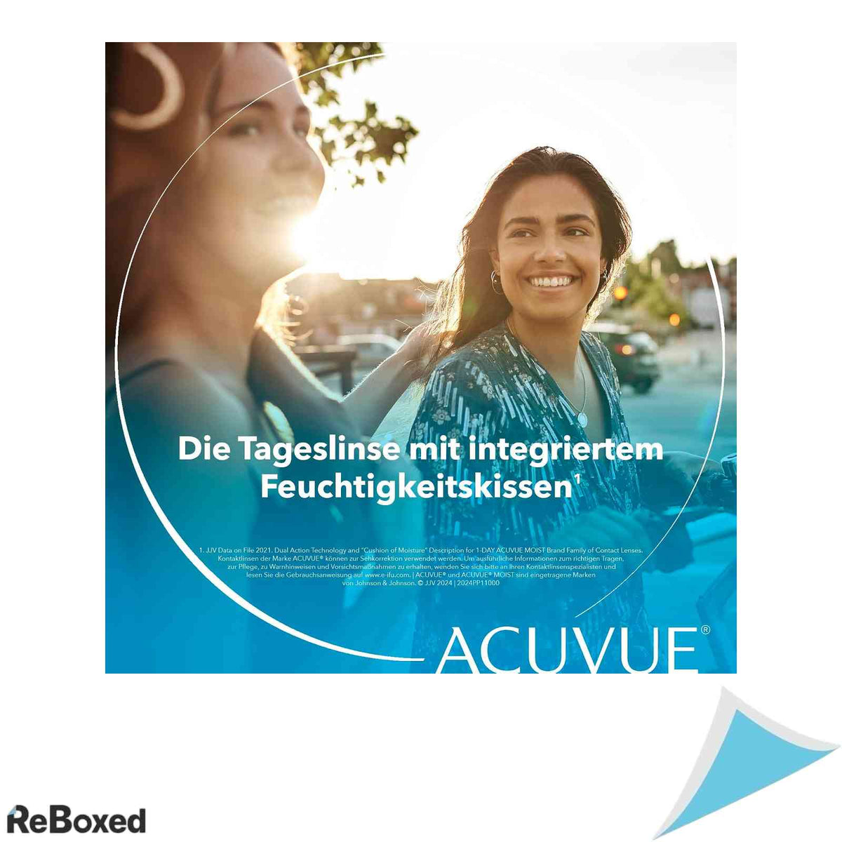 Lentile de contact zilnice Acuvue 1-Day Moist for Astigmatism, dioptrie -4.00, 30 bucati, torice, BC 8.5, DIA 14.5