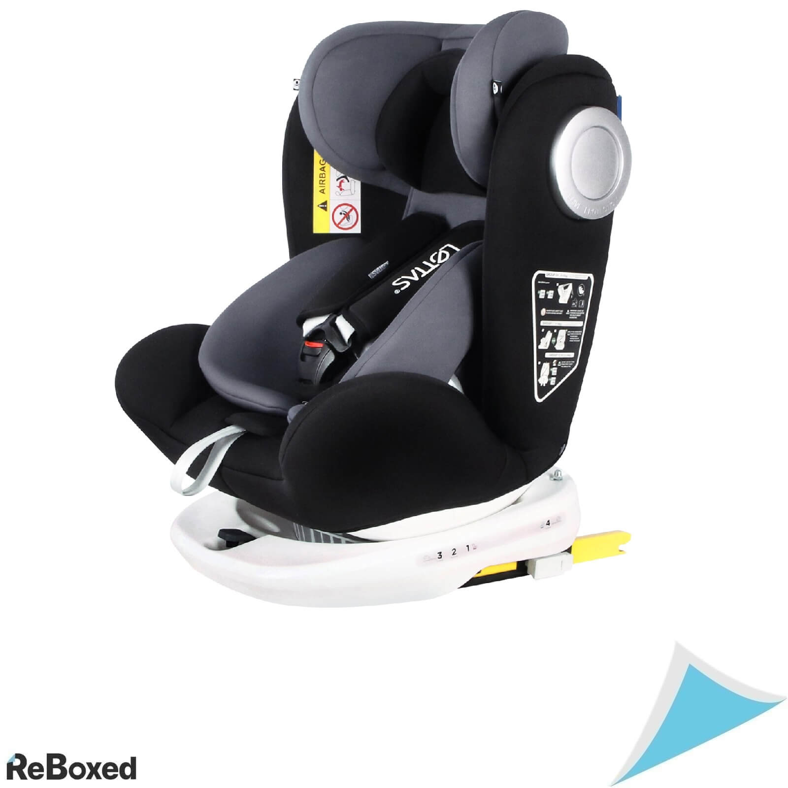 Lettas 916 Scaun Auto Unisex 36kg 12 Ani ISOFIX ECE R44/04 Negru