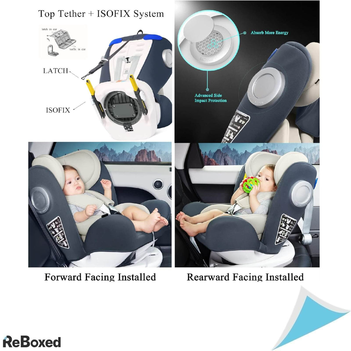 Lettas 916 Scaun Auto Unisex 36kg 12 Ani ISOFIX ECE R44/04