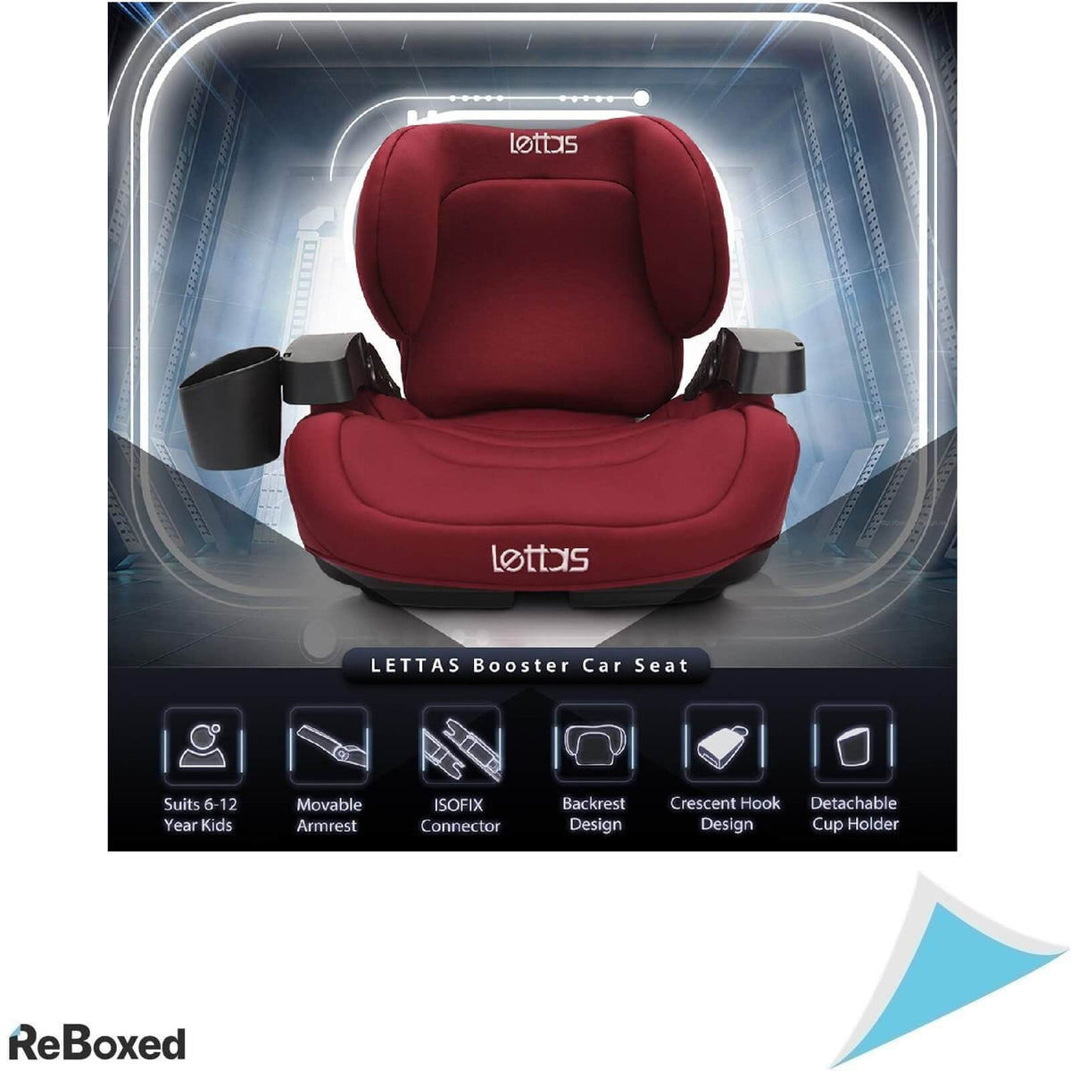 Lettas Scaun Auto Unisex 36kg 12 Ani ECE R44/04 ISOFIX
