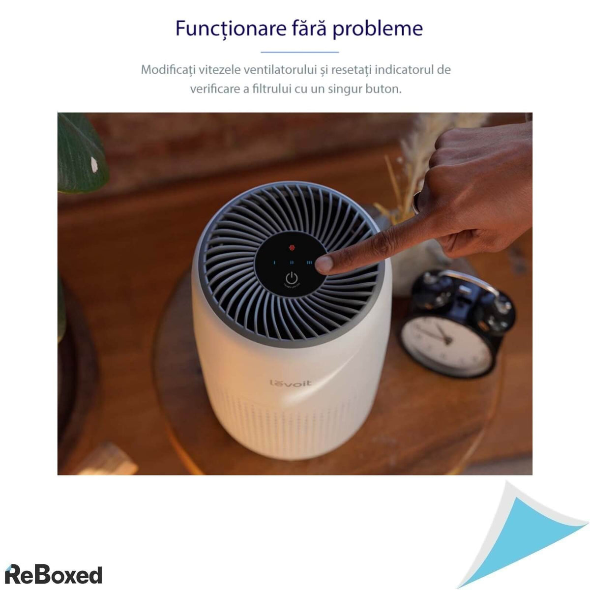 Levoit Core Mini Purificator de Aer Filtru 3 in 1 HEPA TouchScreen