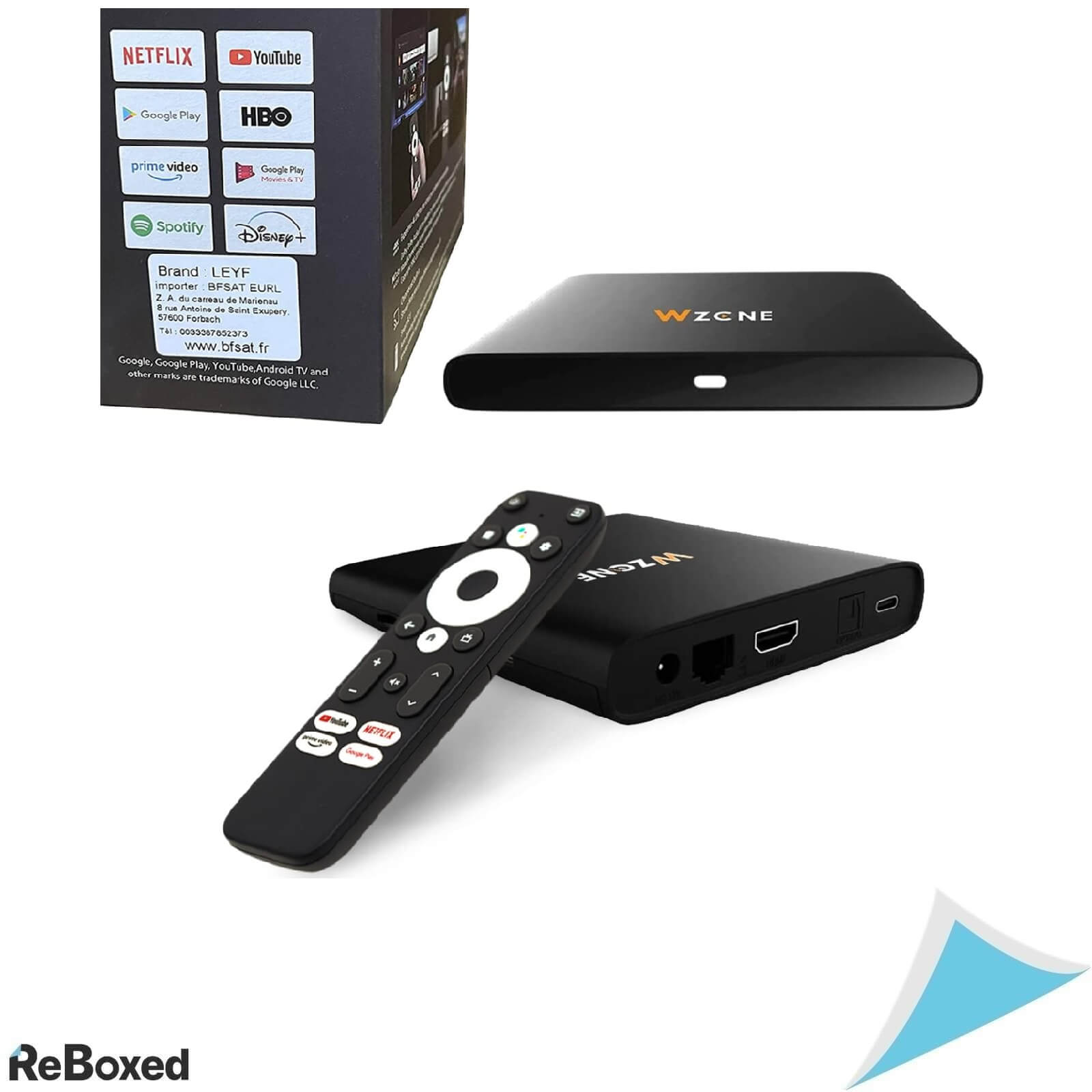 Leyf Wzone 4K UHD Android TV Box Original HDMI