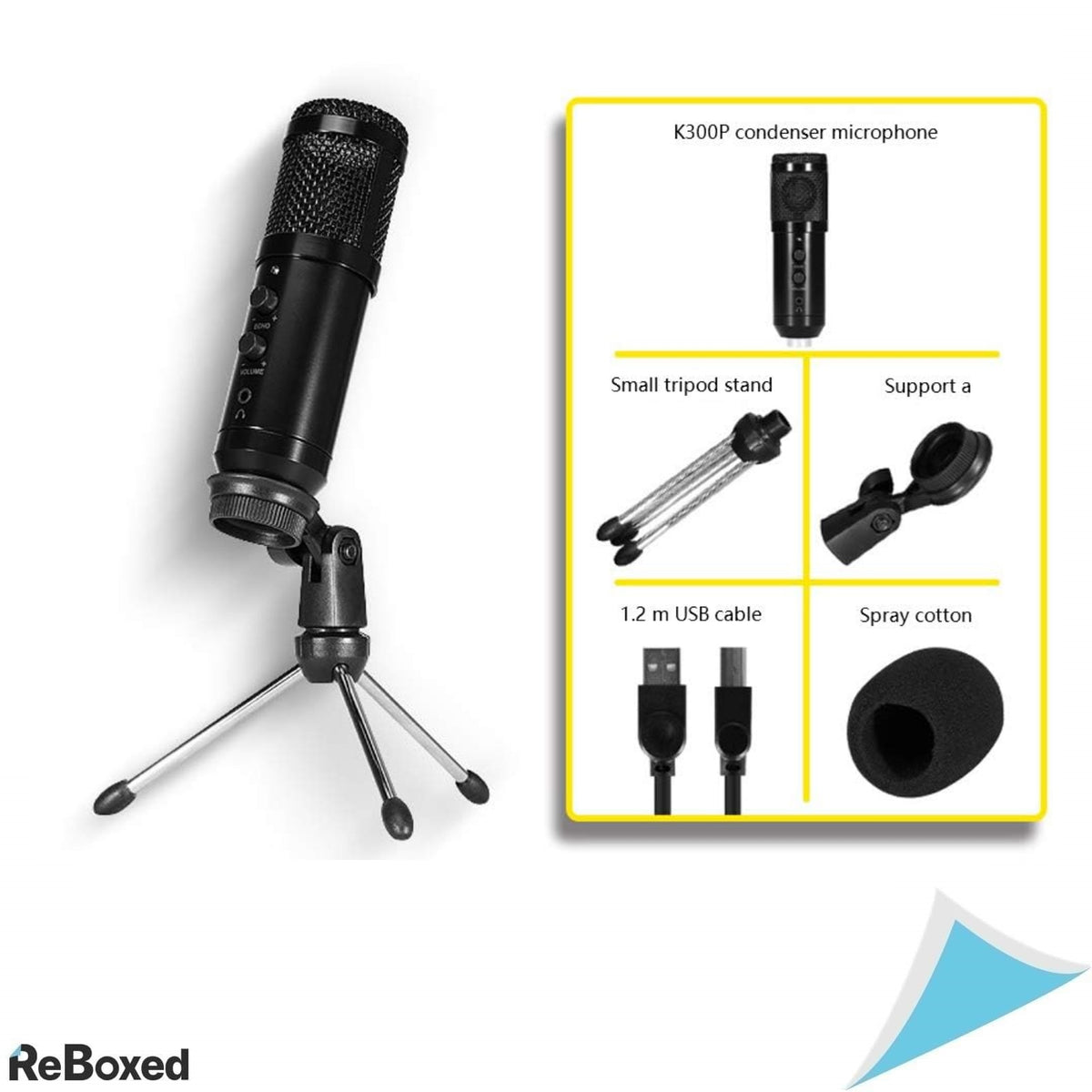 Liebewh Microfon cu Condensator USB KTV