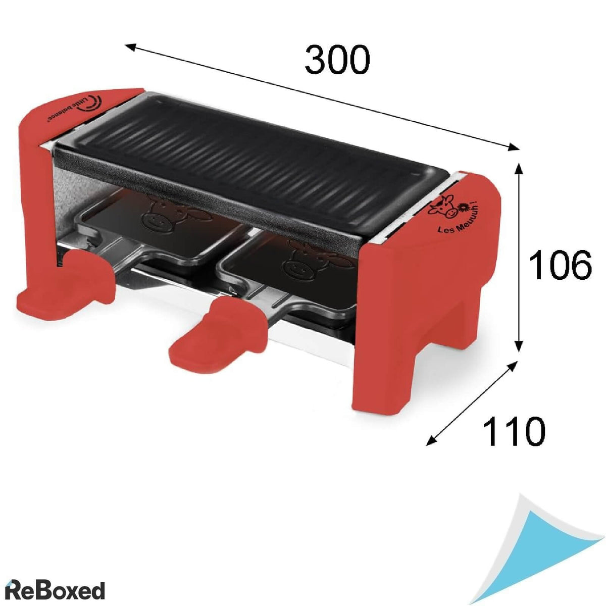Little Balance 8631 Mini Grill Electric 320W Rosu