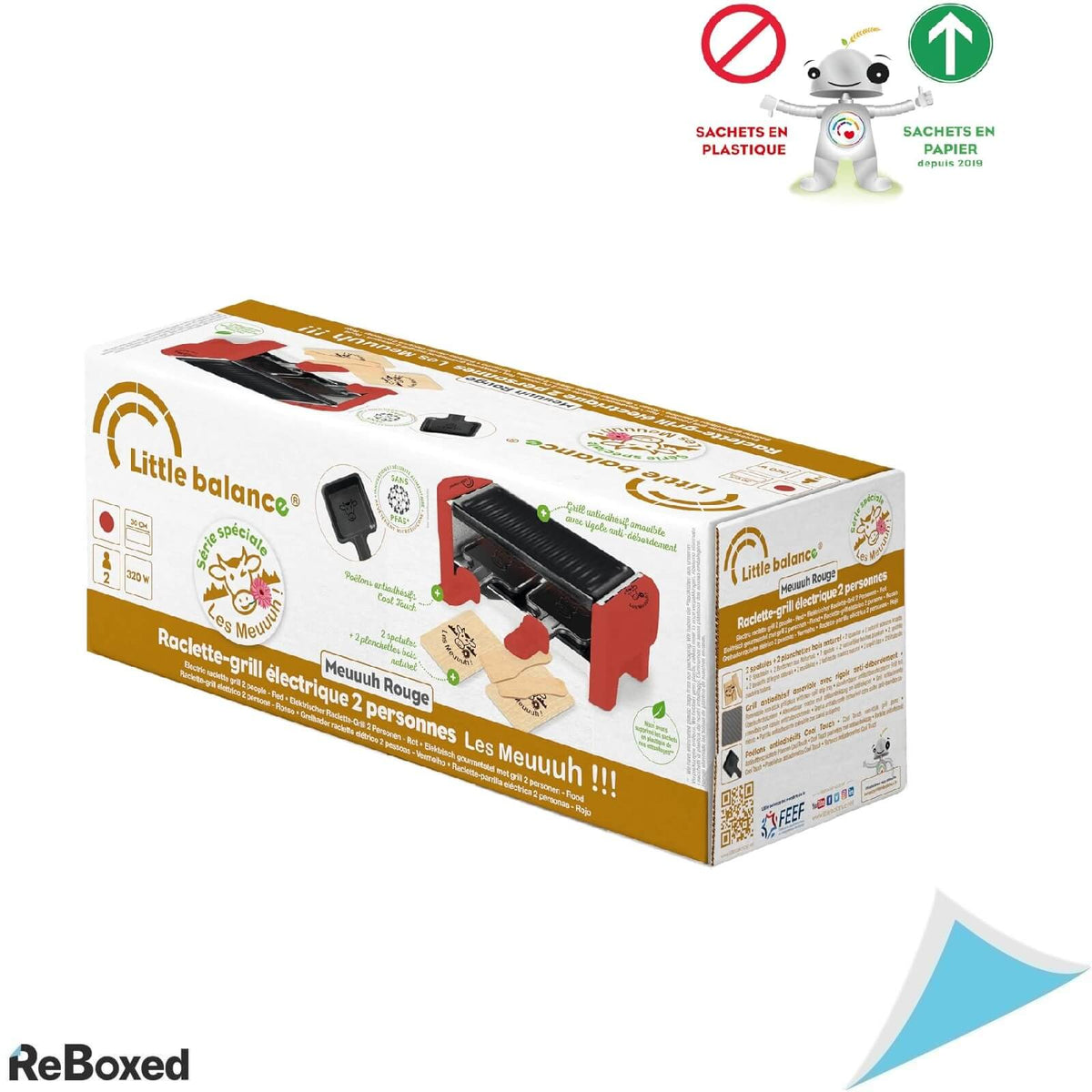 Little Balance 8631 Mini Grill Electric 320W Rosu