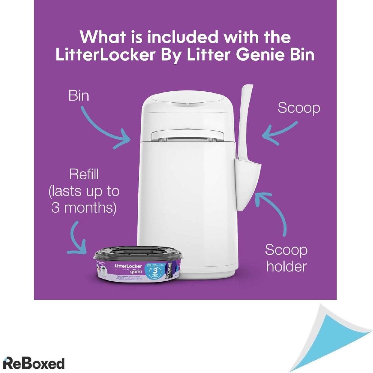 LittleLocker by Little Genie Cos de Gunoi pentru Nisipul Pisicilor