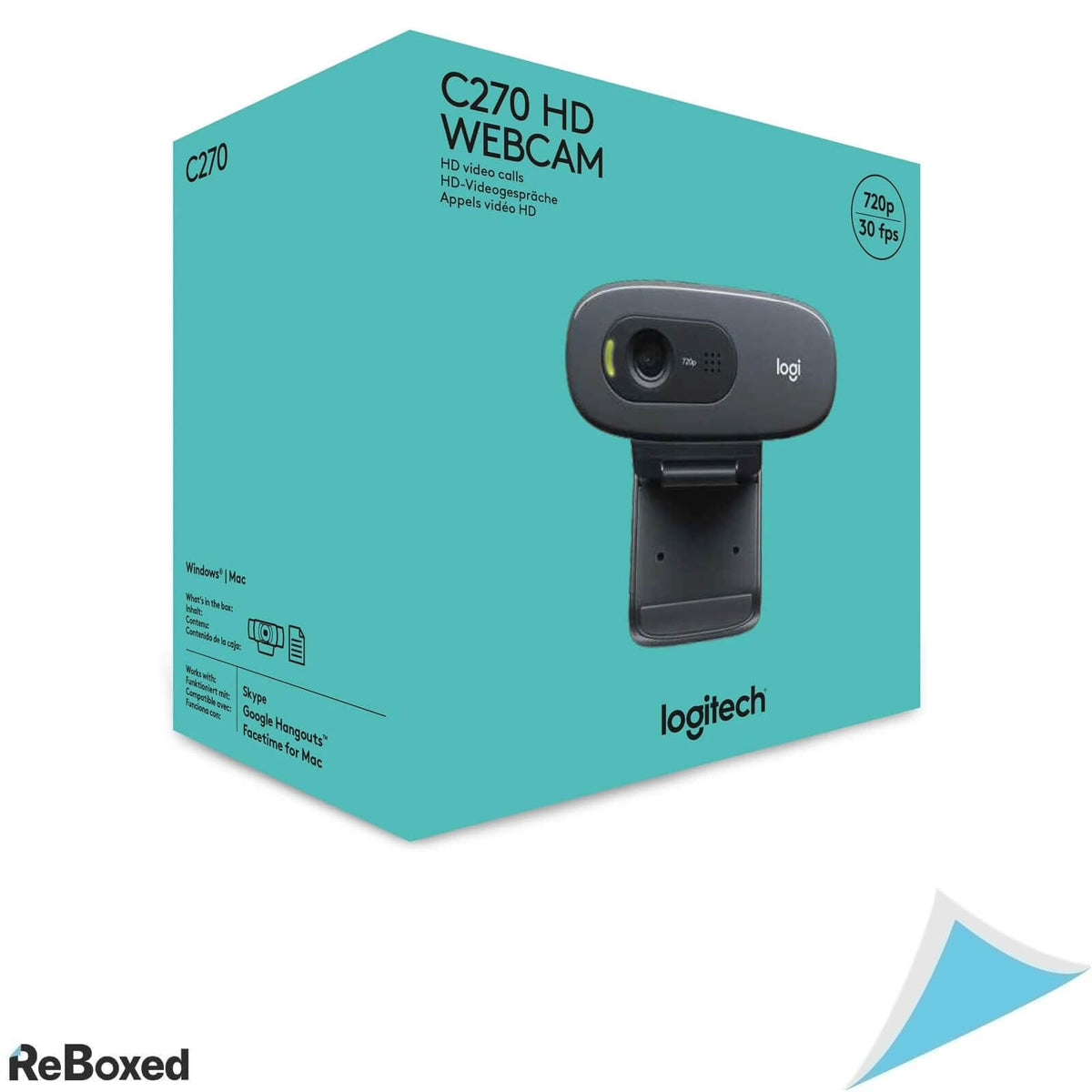 Logitech C270 Webcam HD pentru Video Calling 720p