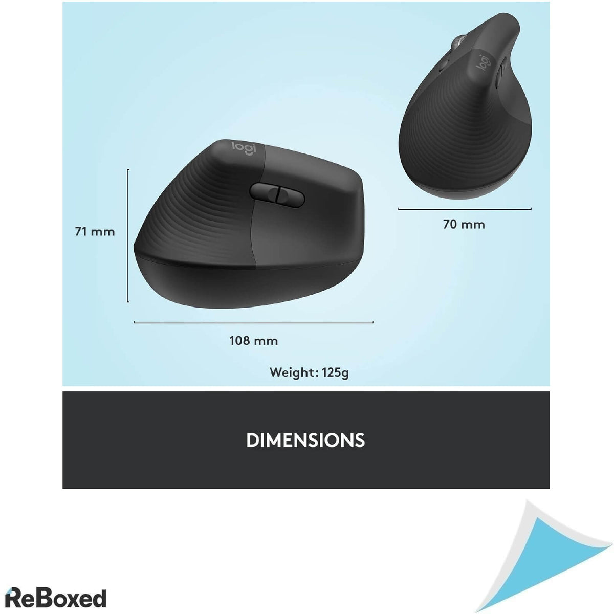 Logitech Lift Left Vertical Mouse Ergonomic