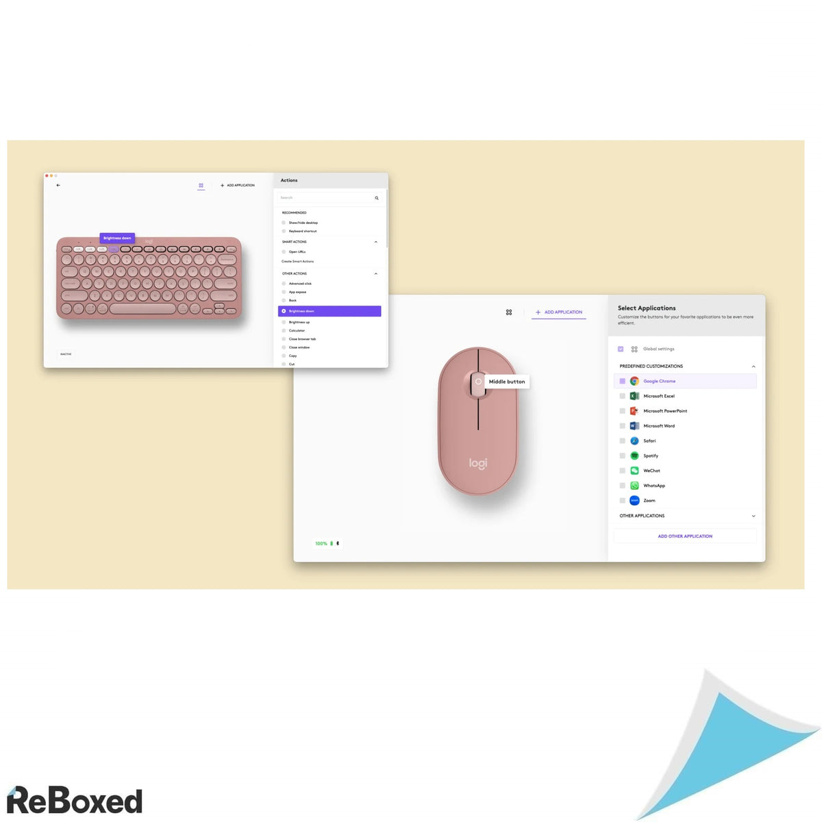 Logitech Pebble 2 Combo tastatura si mouse bluetooth