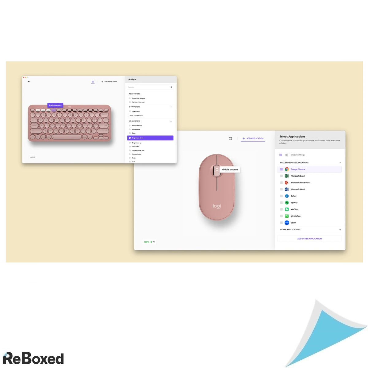 Logitech Pebble 2 Combo tastatura si mouse bluetooth