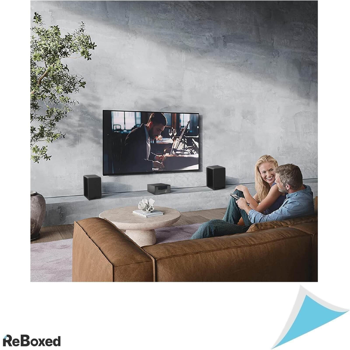 LONPOO Sistem Stereo HiFi 100W RMS Bluetooth