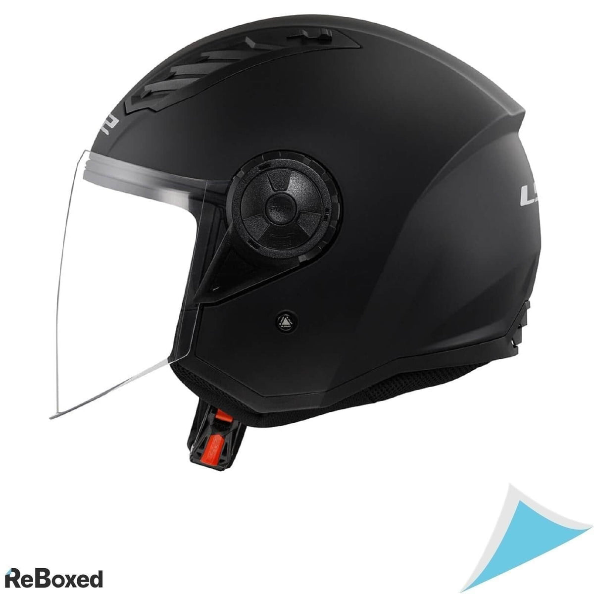 LS2 OF562 Casca Moto cu Deschizatoare Marimea L Negru