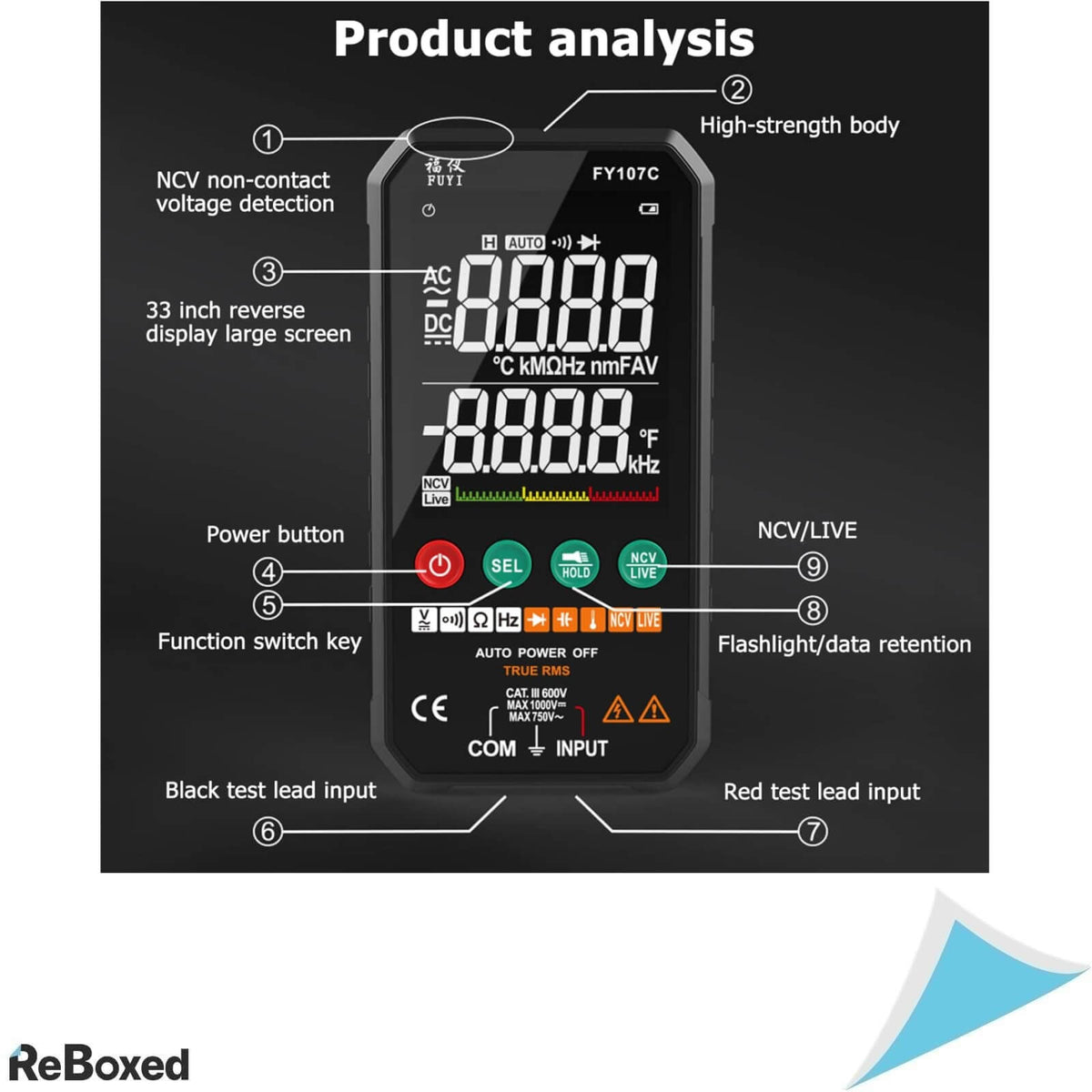 Lsaardth Tester Multimetru Digital