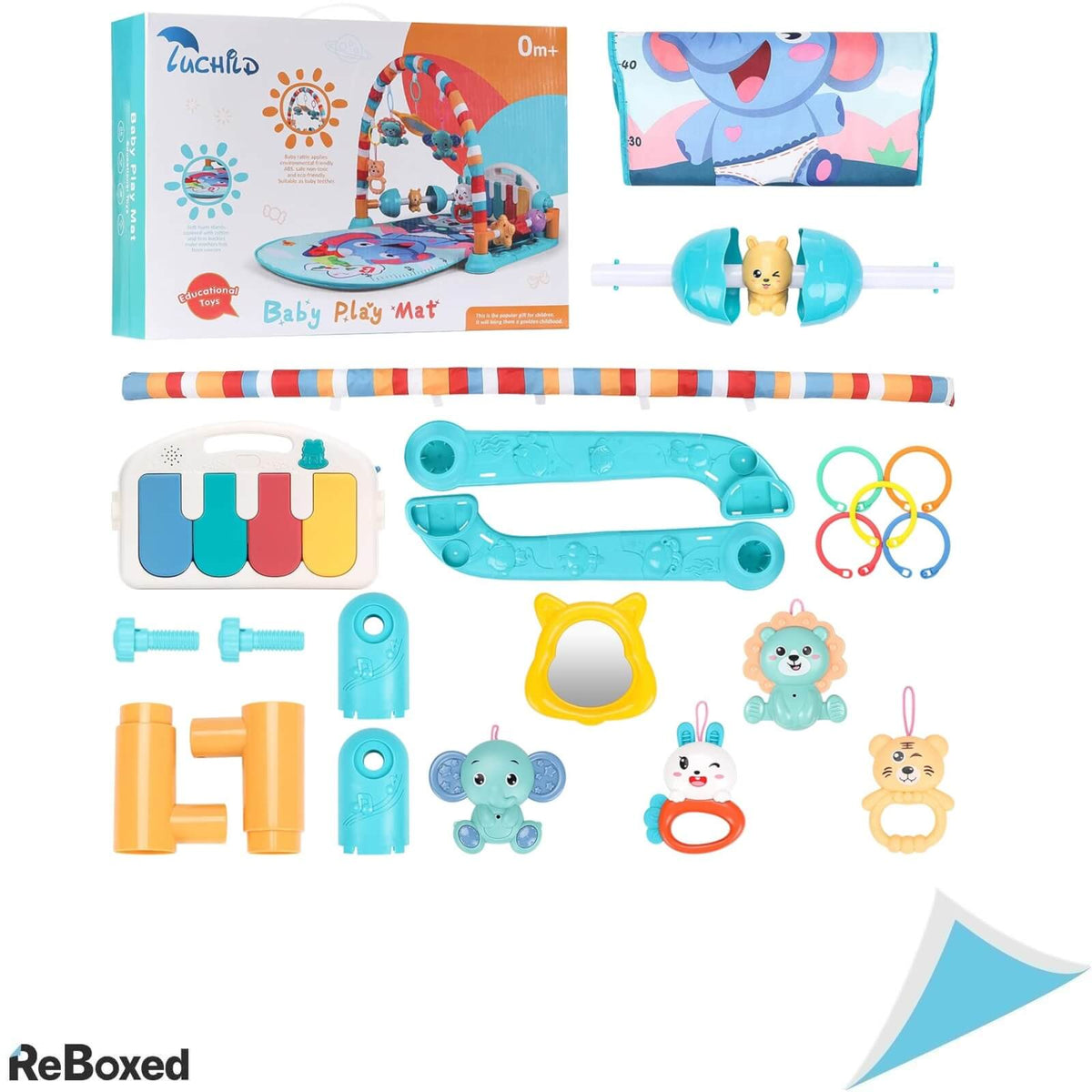 Luchild Kick and Play Piano Covoras de Joaca pentru Bebelusi