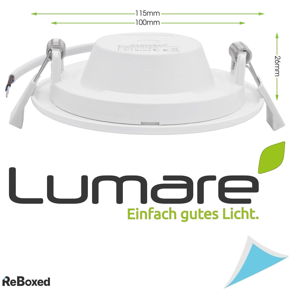 Lumare Set 6 Corpuri LED Slim pentru Tavan 400lm 6W 230V Alb