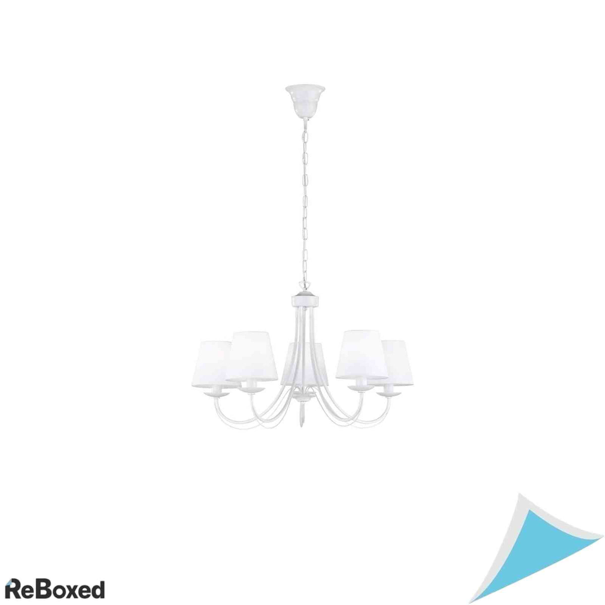 Lustra Suspendata TRIO Lighting Cortez 5 Bratule E14 28W 66x150cm Alb
